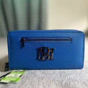 NWT Badgley Mischka Electric Blue Wallet